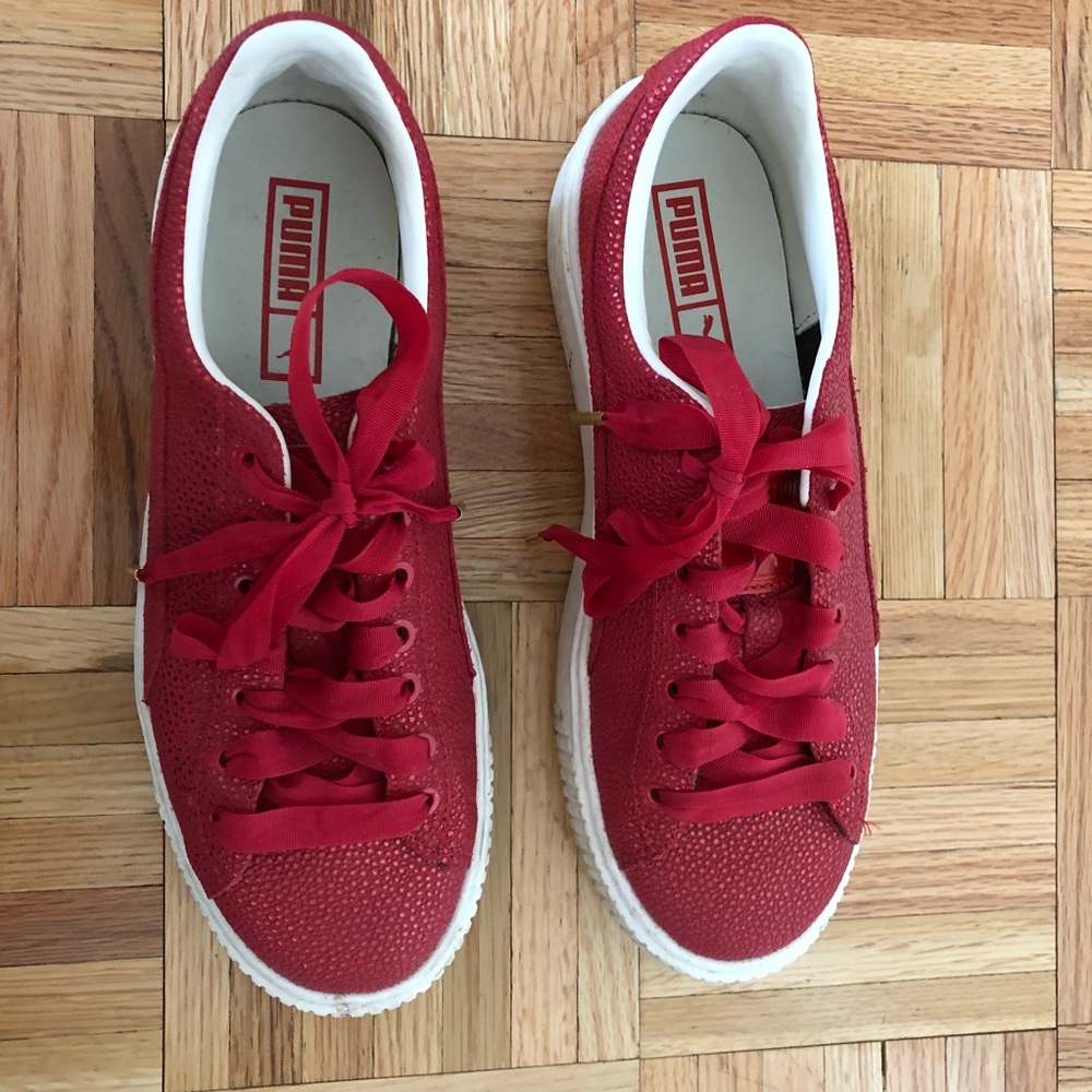 Red Puma Shoes - Picture 3 of 4